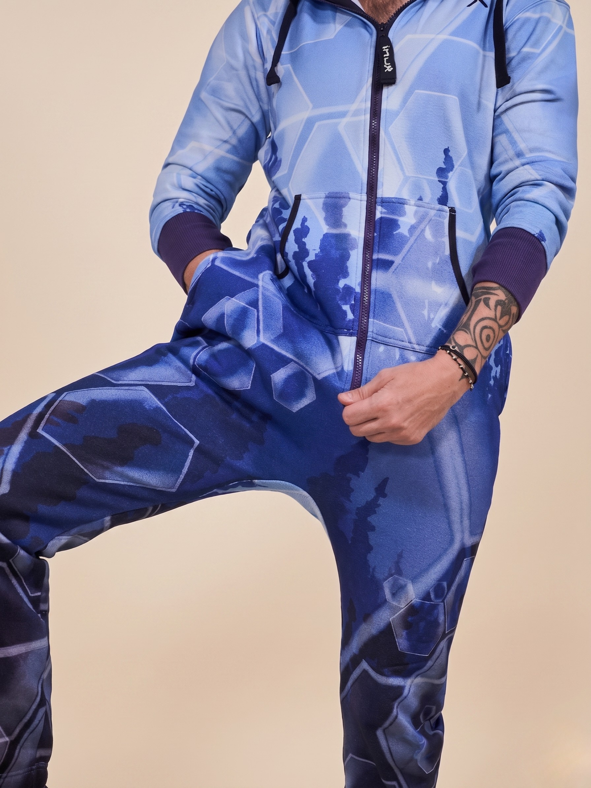 Ice Egms Ice Gems Adult Onesie | Geometric Jumpsuit | Unichill