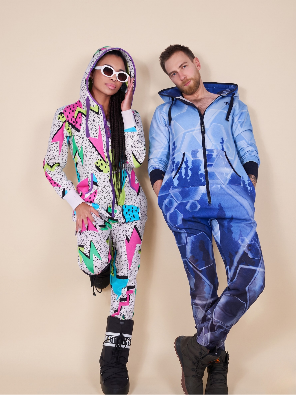 Ice Egms Ice Gems Adult Onesie | Geometric Jumpsuit | Unichill