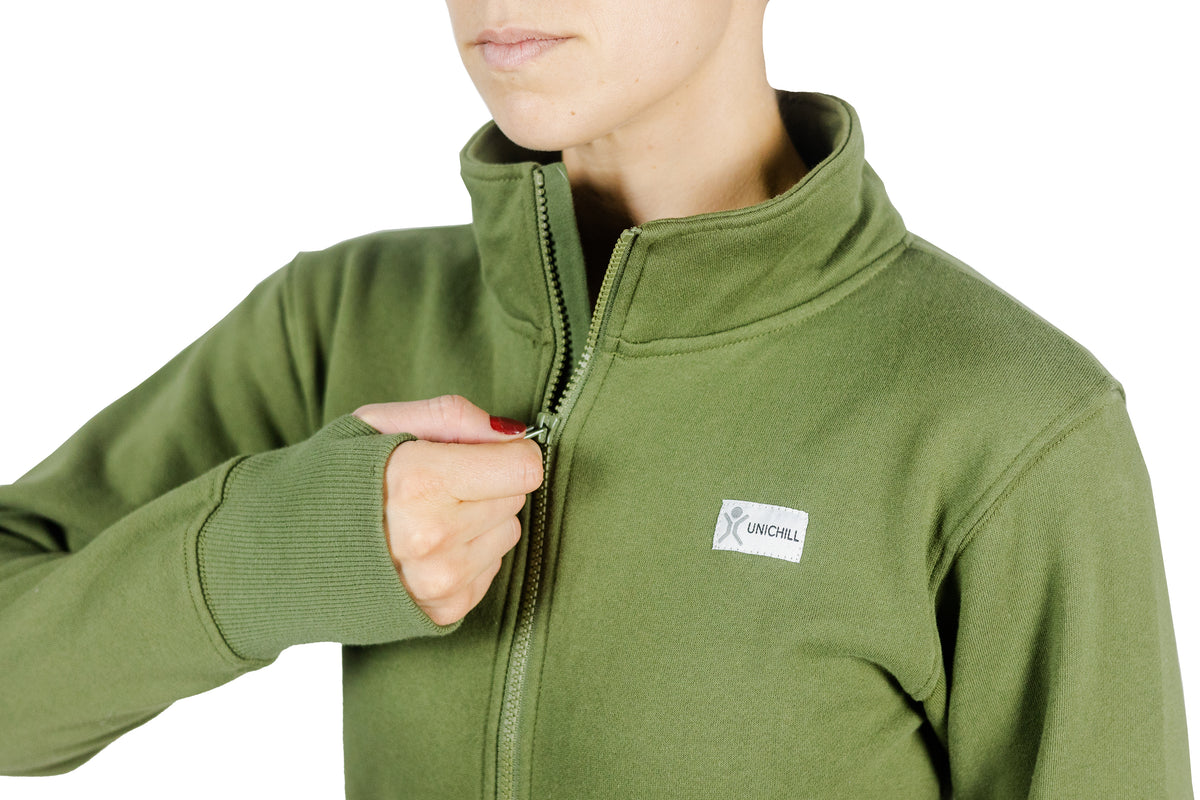 Evergreen Zip-Up
