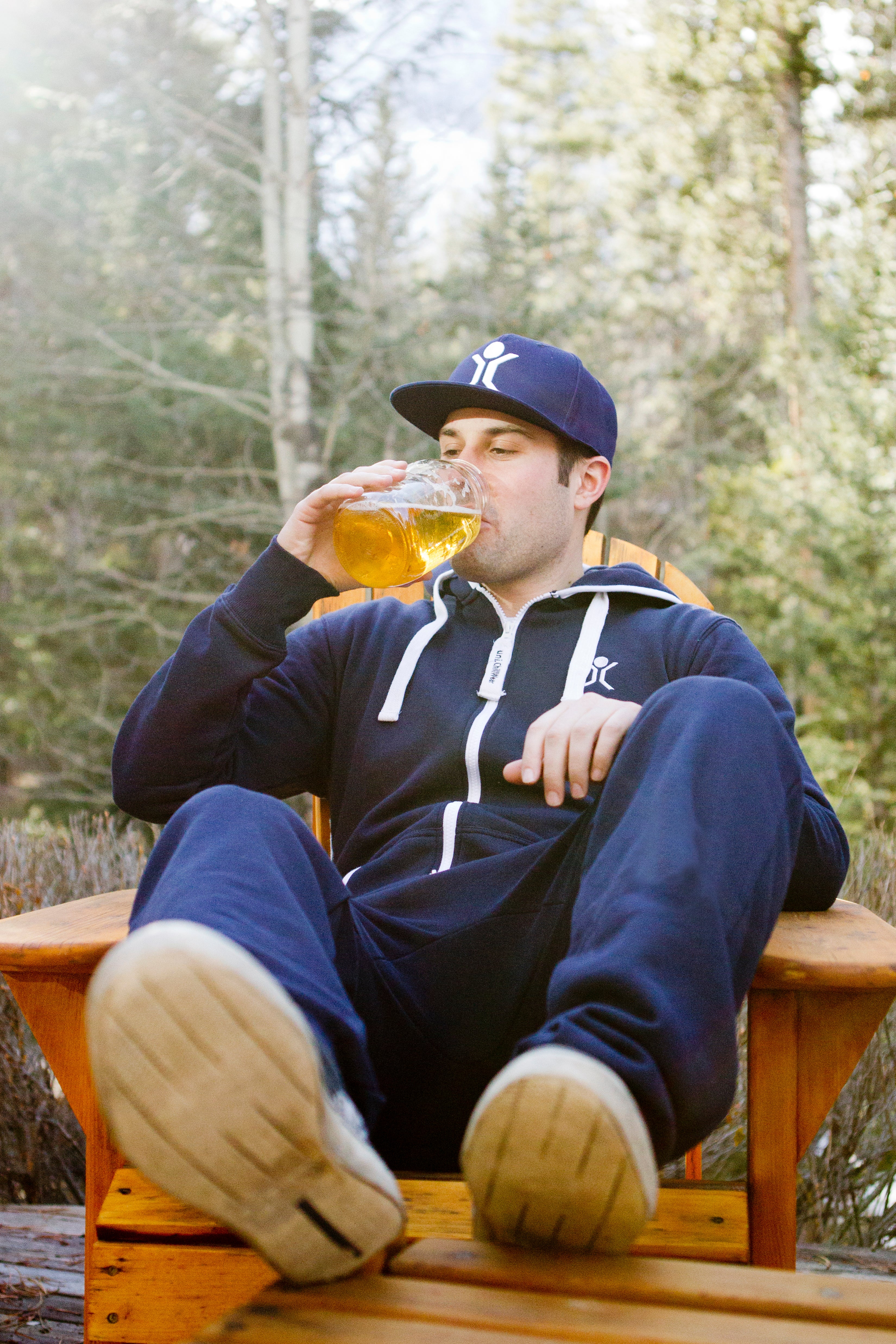 Navy Lounger