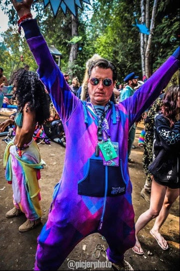 Unichill and Shambhala collaboration onesie designs